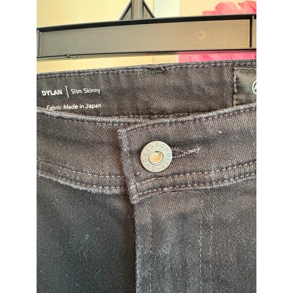 AG BLACK DYLAN SLIM SKINNY JEANS 33X34 - Picture 2 of 7